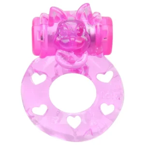 Anel Peniano Vibrador Bichinhos ROSA