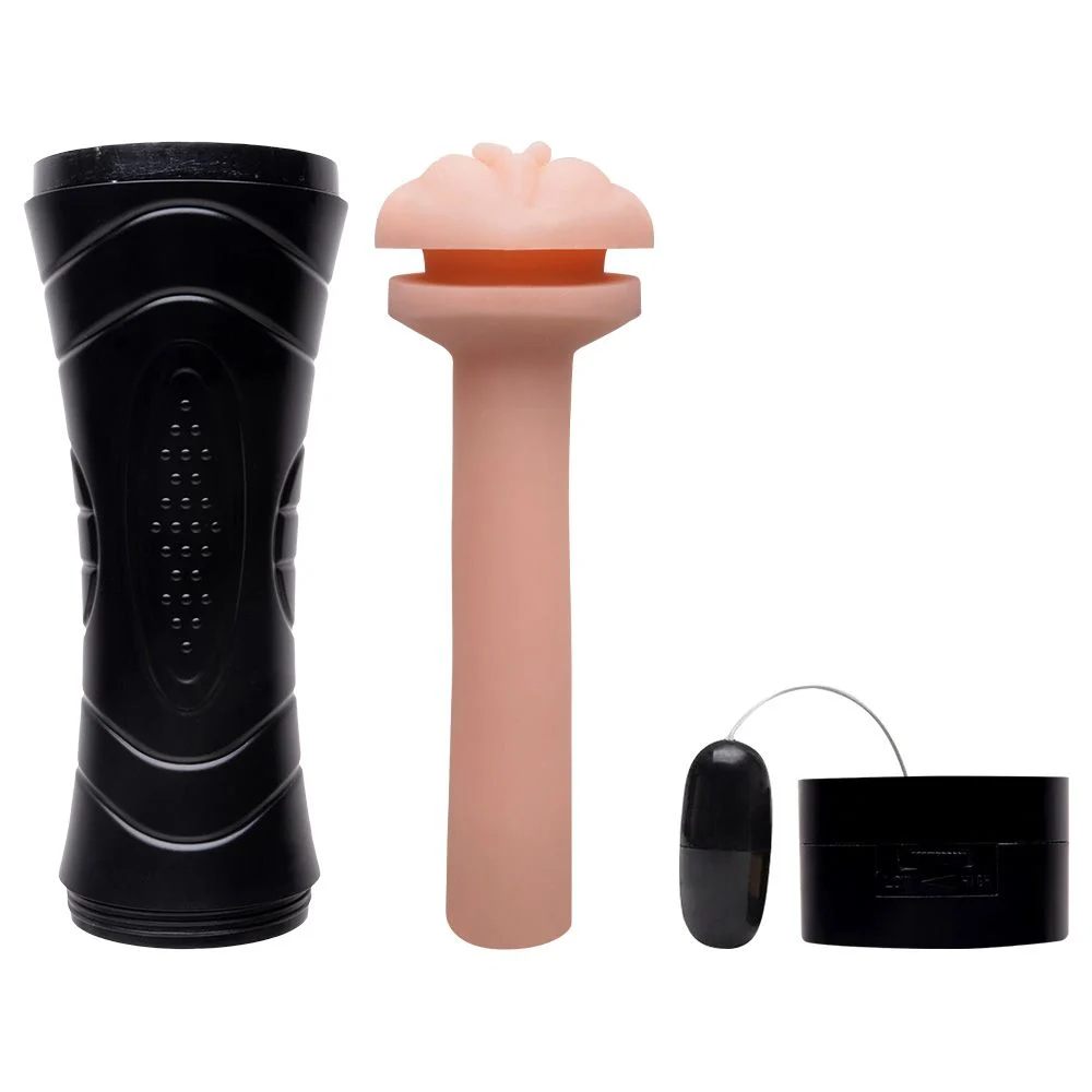 Masturbador Vagina Formato Lanterna com Vibro - Imagem 6